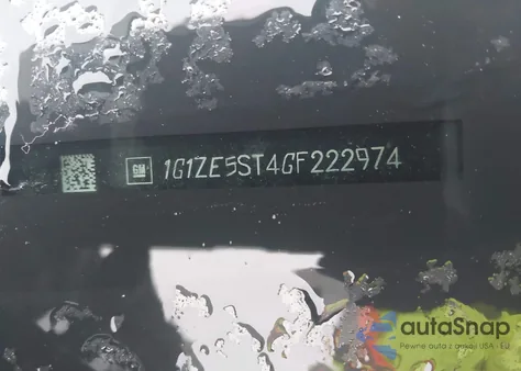 2016 Chevrolet Malibu 1Lt from USA, damaged, VIN 1G1ZE5ST4GF222974